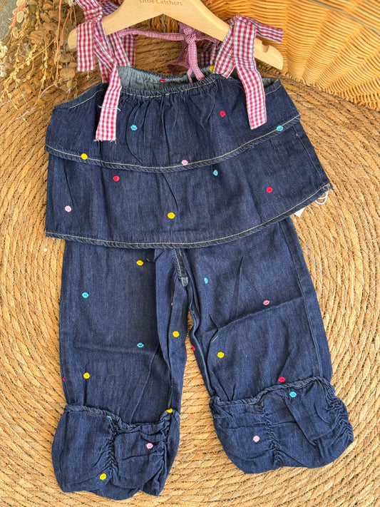 Color Pop Picnic Denim Set