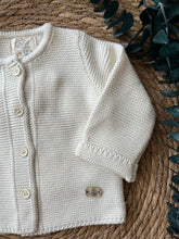 Load image into Gallery viewer, Knitted cardigan-off white
