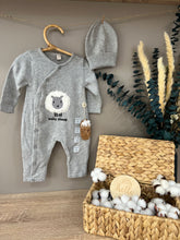 Load image into Gallery viewer, Baby sheep overall-grey
