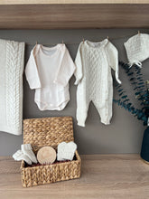 Load image into Gallery viewer, Knitted hospital set of 6 pieces-off white
