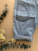 Load image into Gallery viewer, Blue denim dungaree
