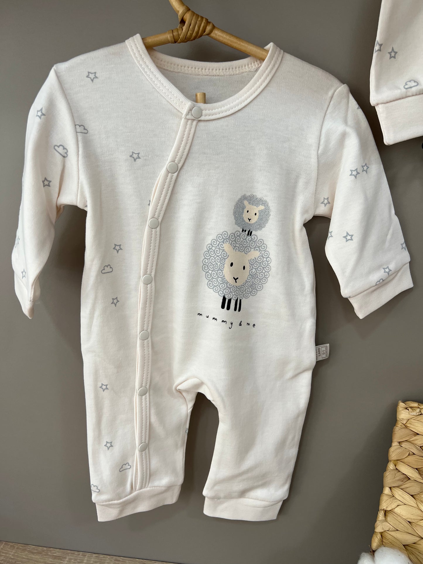 Mummy & me overall-grey