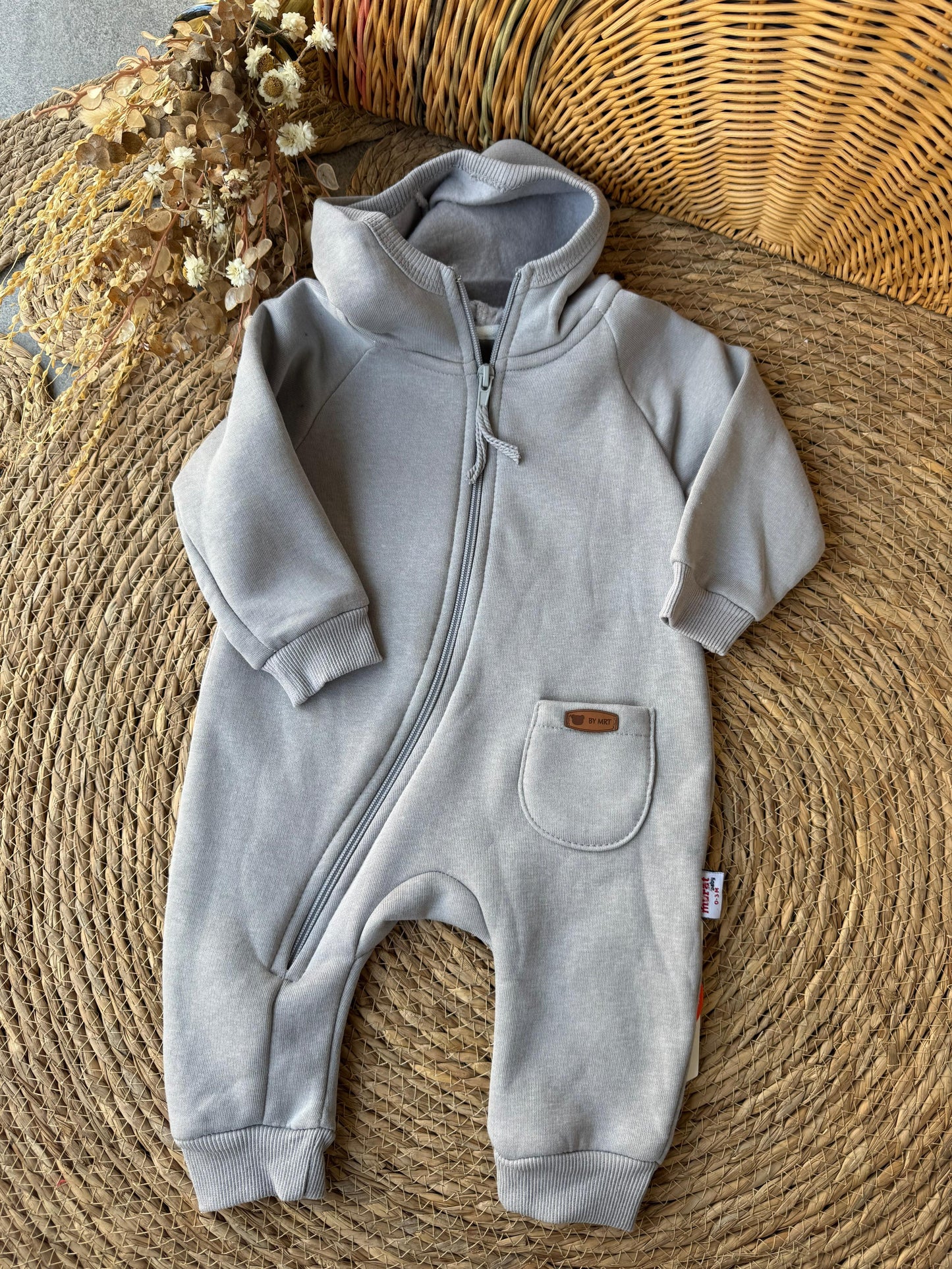 Cozy Winter Overall-grey