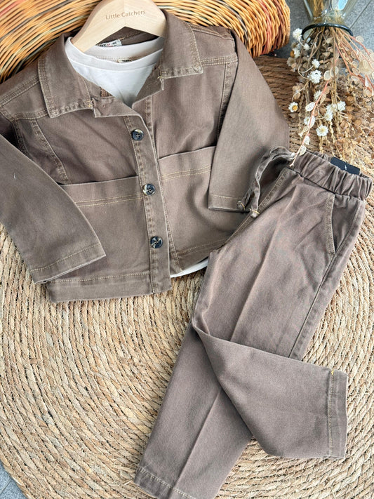 Earth Tone Utility Set-Brown