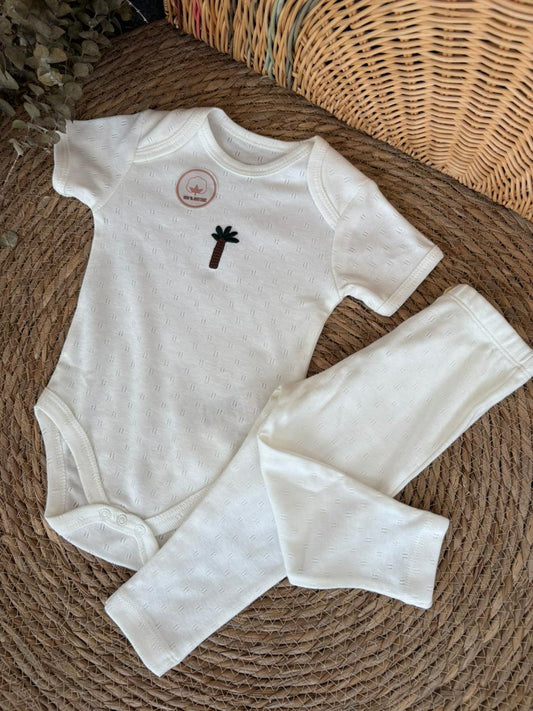 Palms cotton set of 2