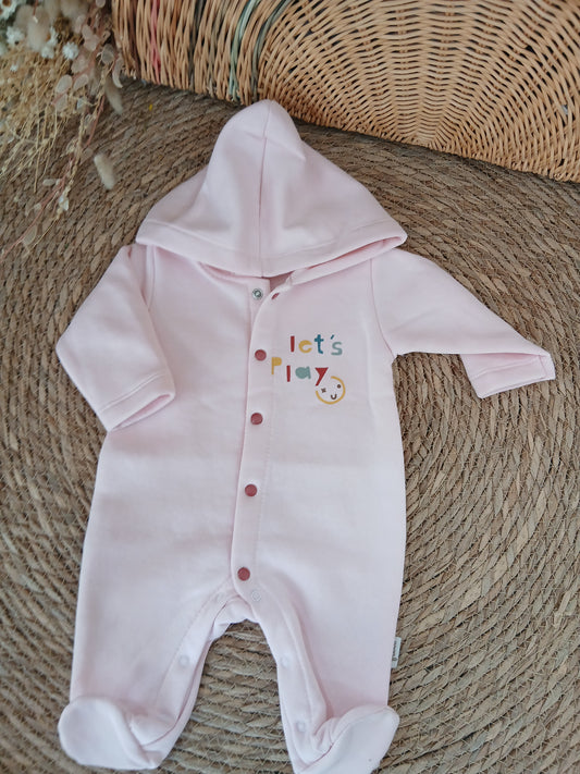 Playtime Hoodie Overall-Pink