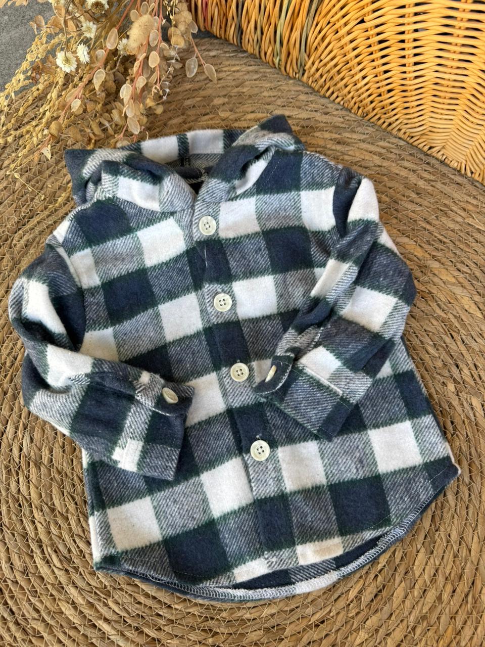 Plaid Shirt-Green&Blue