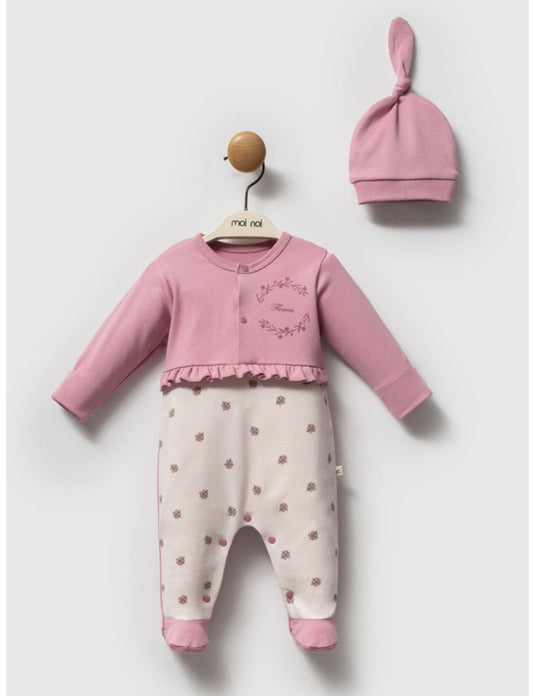 Floral Overall With Hat