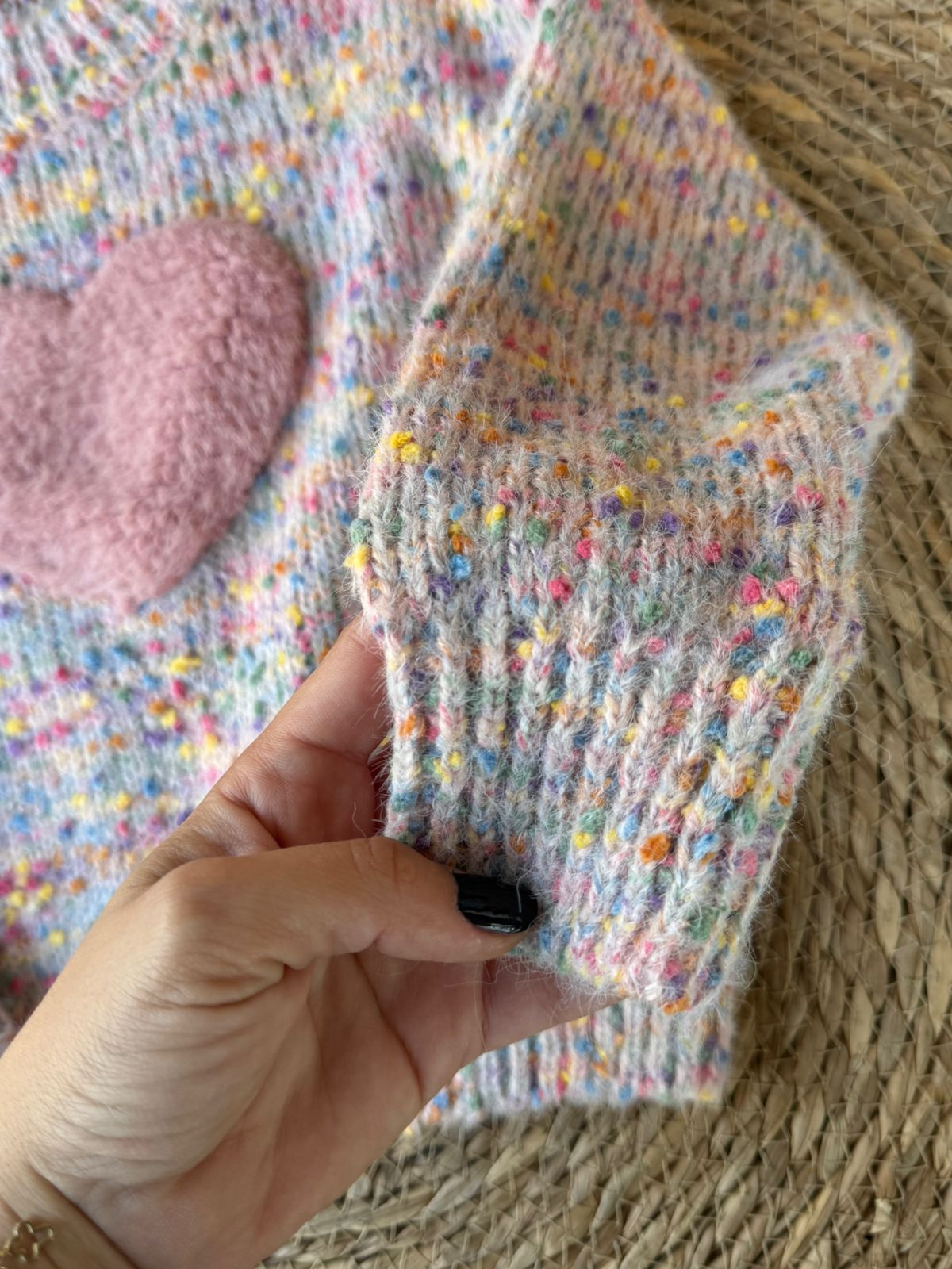 Sweetheart Confetti Sweater