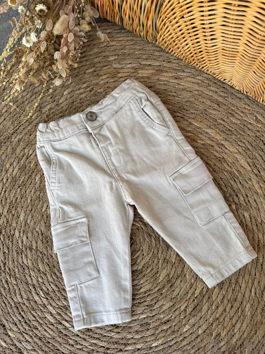 Light Beige Cargo Pants