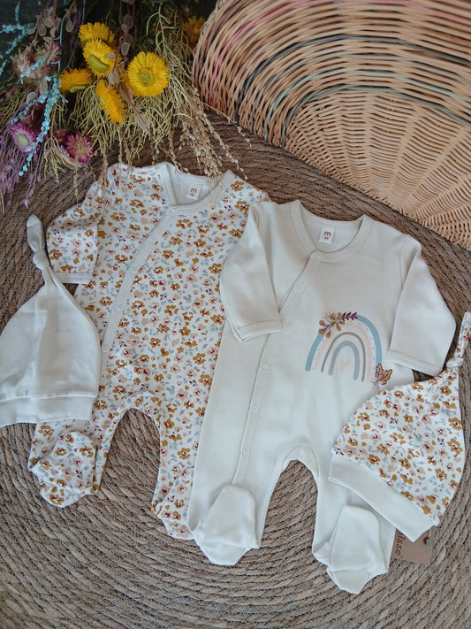 Blossom & rainbow set of 4 pcs