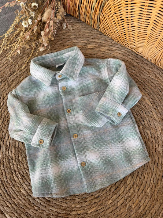 Plaid Shirt-Green