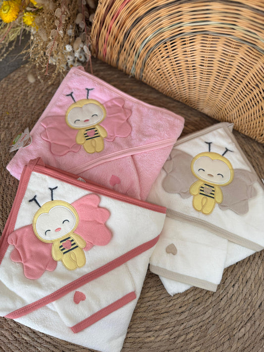 Bee Hug Hooded Towel