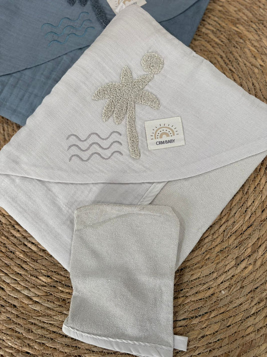 Palm Breeze Baby Towel