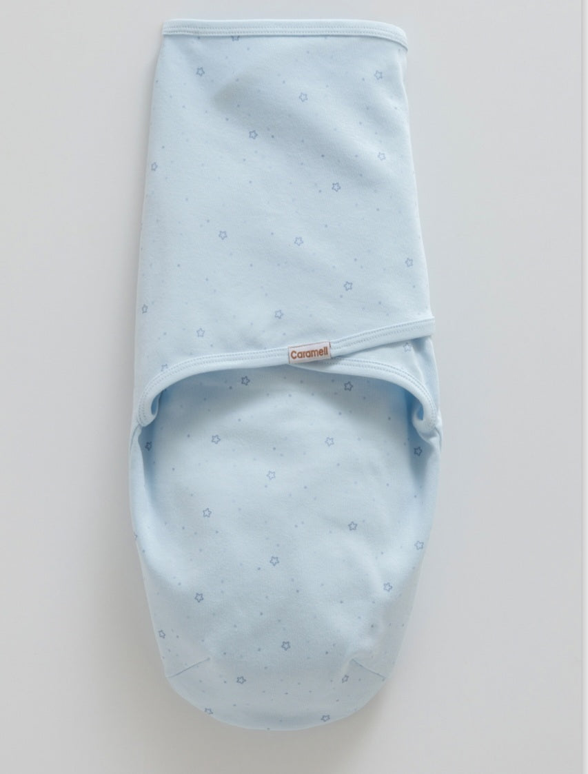 Cotton Swaddle -Blue