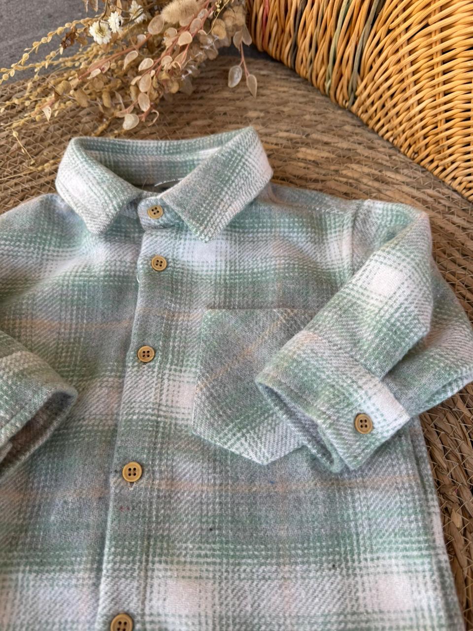 Plaid Shirt-Green