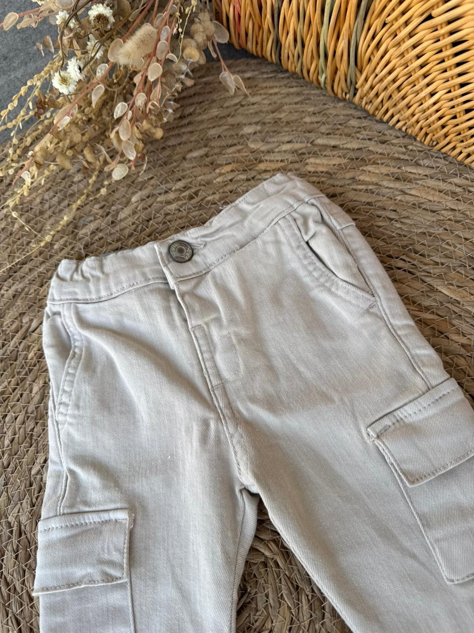 Light Beige Cargo Pants