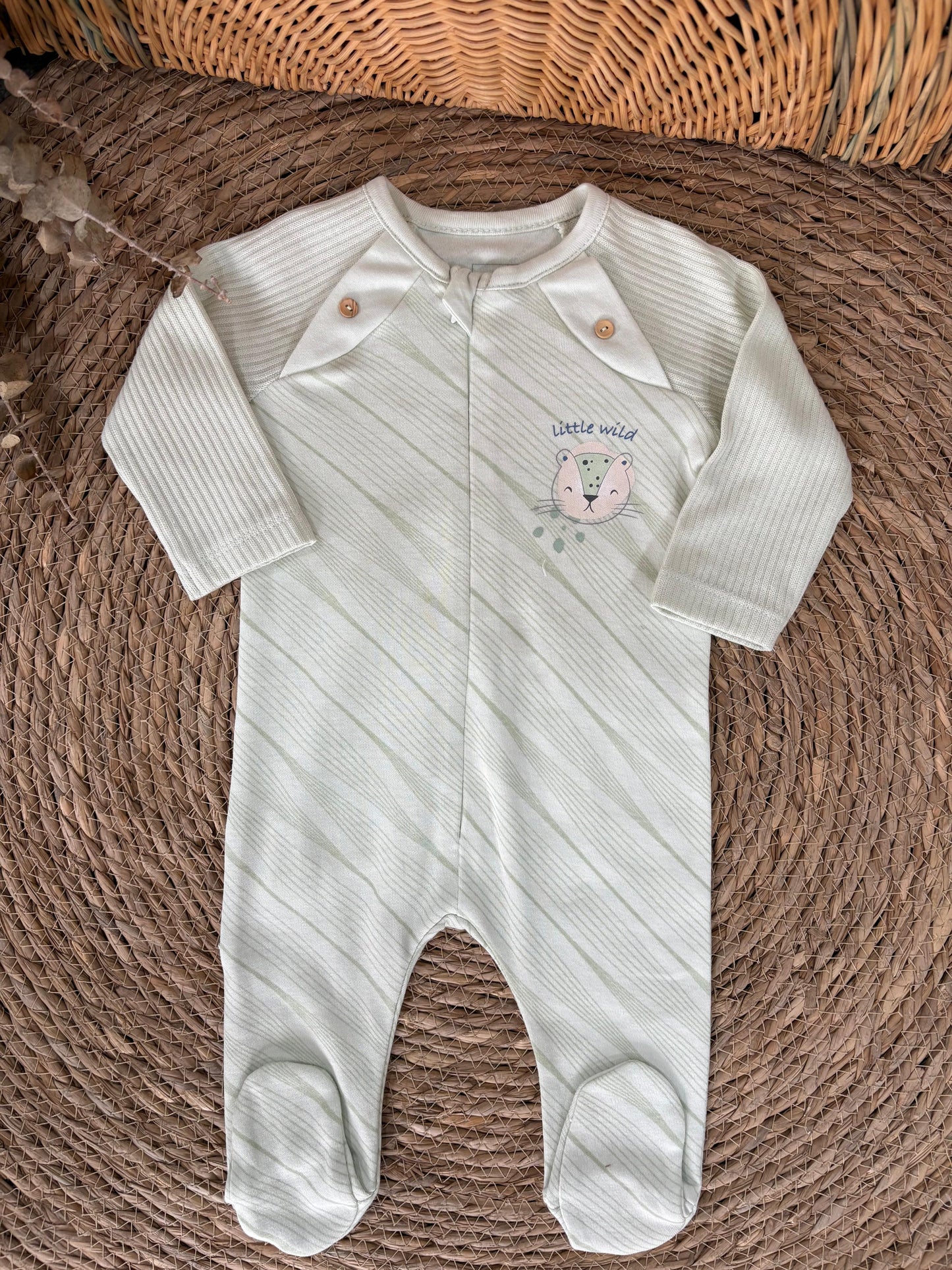 Little Wild Overall-mint