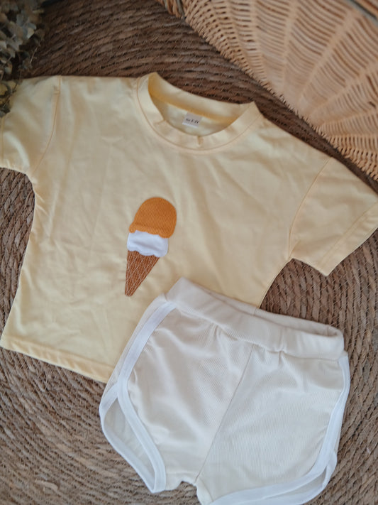 Ice cream set-yellow