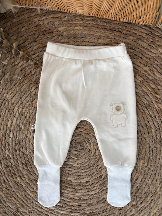 Cotton Pants-Beige