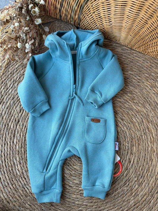 Cozy Winter Overall-Petrole