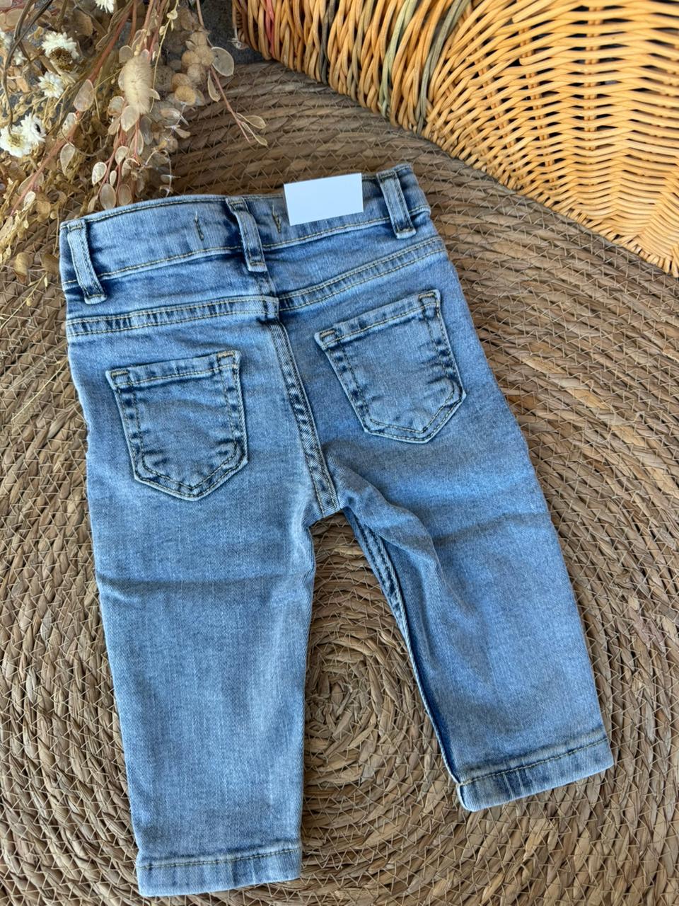 Classic Baby Blue Denim Jeans