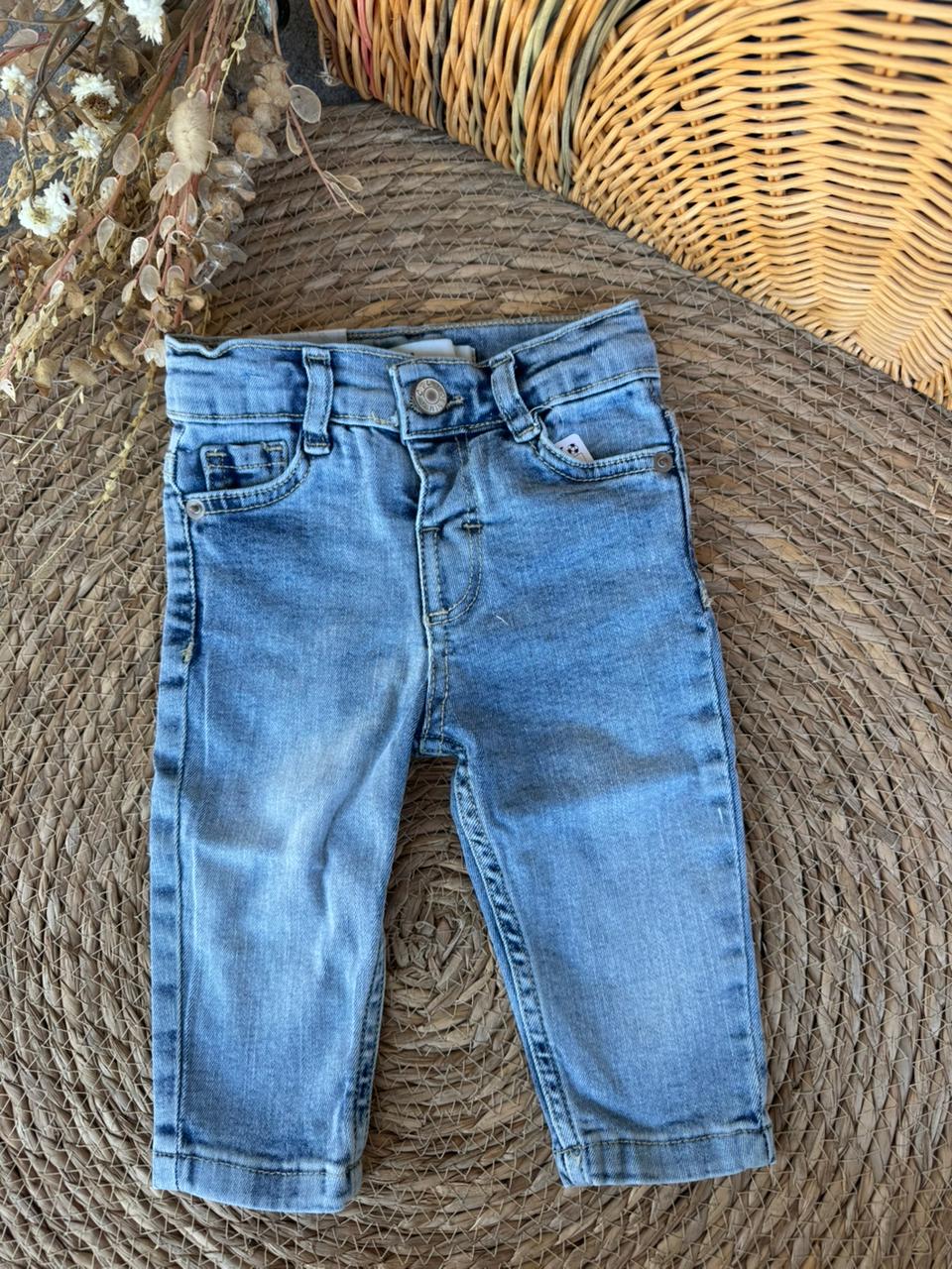 Classic Baby Blue Denim Jeans