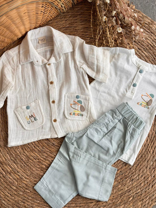 Smile & Laugh Play Set-Blue