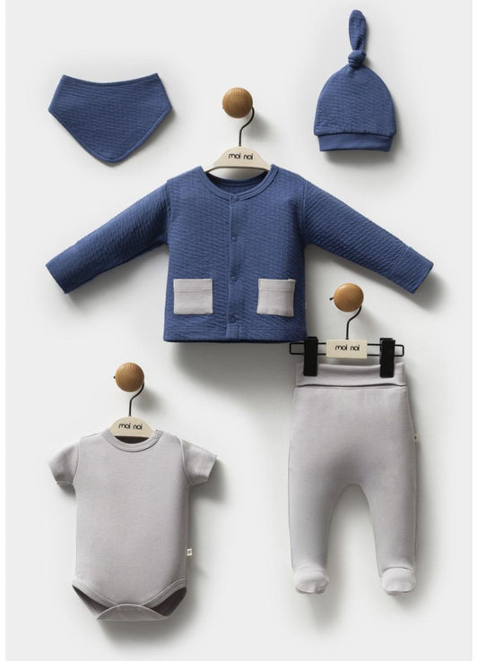 Navy Blue Hospital Set Of 5pcs