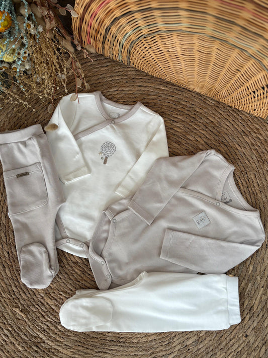 Wisper set of 4 pcs-grey