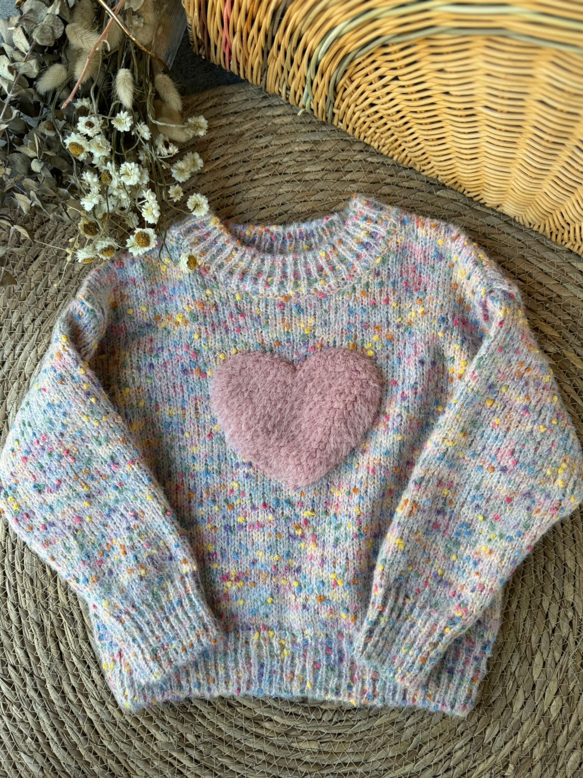 Sweetheart Confetti Sweater