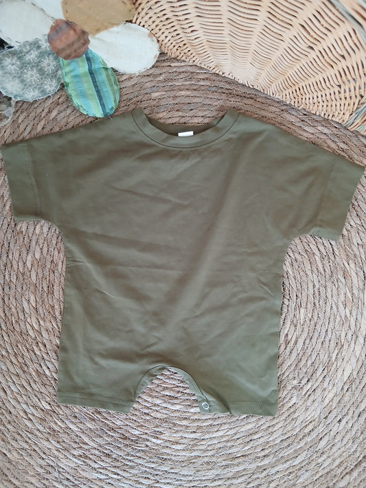 Oversized overall-sage green