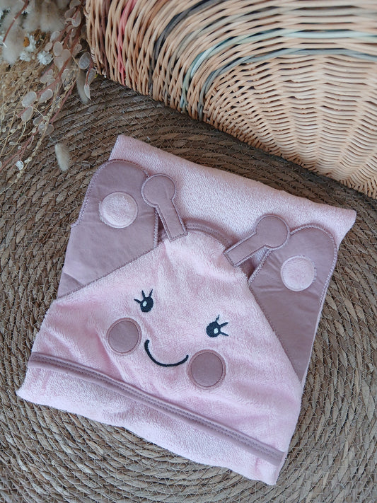 Bee Towel-Pink