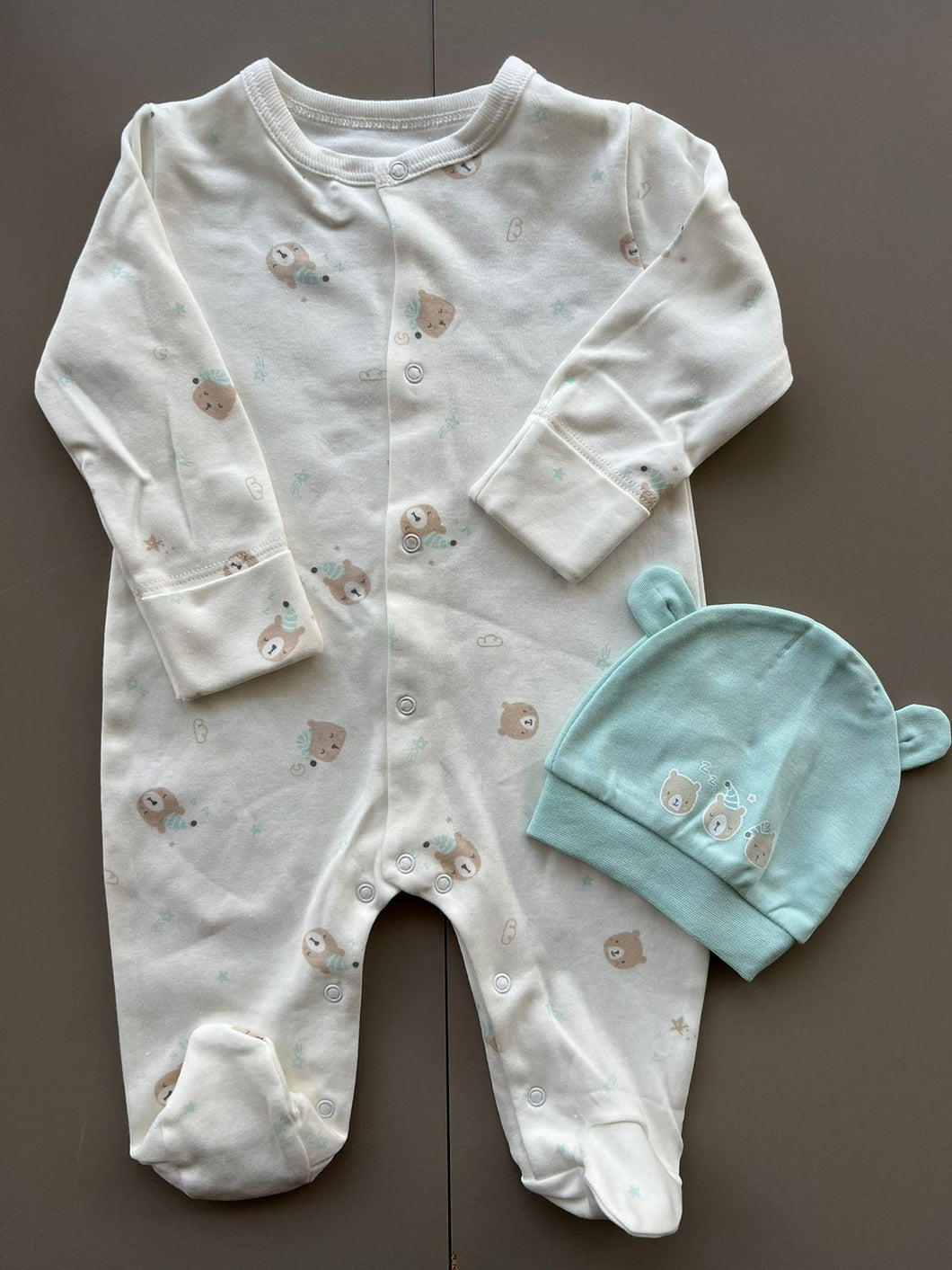 Sleeping Bear Overall- Set Of 2 pieces