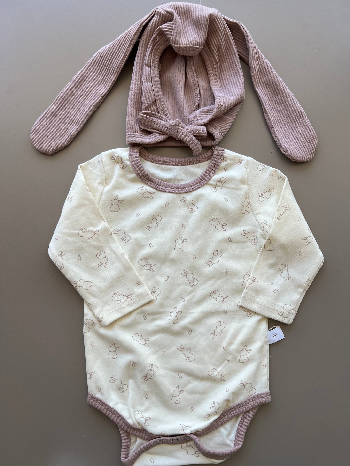 Rabbit Set - Dusty Pink